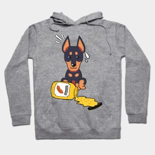 Funny Alsatian spilled mustard Hoodie